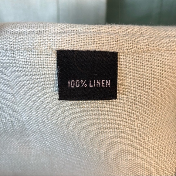 Pastel mint green 100% linen open front Summer blazer size 10 - Picture 5 of 10